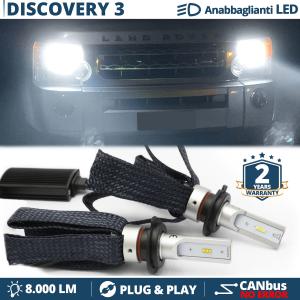 Kit LED H7 para Land Rover Discovery 3 Luces de Cruce CANbus | 6500K Blanco Frío 8000LM