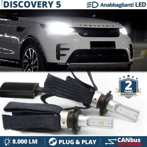 H7 LED Kit for Land Rover Discovery 5 Low Beam CANbus Bulbs | 6500K Cool White 8000LM