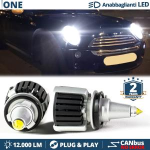 H7 LED Kit for Mini One R50/R52/R53 Low Beam | Led Bulbs Ice White CANbus 55W | 6500K 12000LM