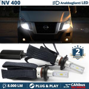 H7 LED Kit for Nissan NV400 from 2011 Low Beam CANbus Bulbs | 6500K Cool White 8000LM