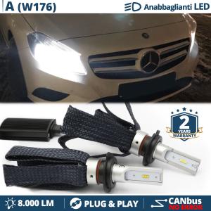 Kit LED H7 para Mercedes Clase A W176 Luces de Cruce CANbus | 6500K Blanco Frío 8000LM