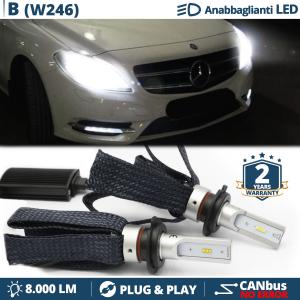 Kit LED H7 pour Mercedes Classe B W246 Feux de Croisement CANbus | 6500K Blanc Pur 8000LM