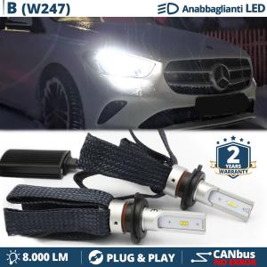 H7 LED Kit für Mercedes B-Klasse W247 Abblendlicht CANbus Birnen | 6500K Weißes Eis 8000LM