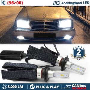 H7 LED Kit for Mercedes C Class W202 Facelift Low Beam CANbus Bulbs | 6500K Cool White 8000LM