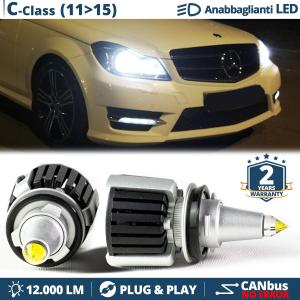 H7 LED Kit für Mercedes C-Klasse W204 Facelift Abblendlicht Linsenscheinwerfer | CANbus LED Birnen 6500K