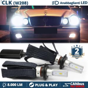 Kit LED H7 para Mercedes CLK C208 Luces de Cruce CANbus | 6500K Blanco Frío 8000LM