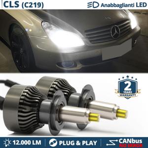 Lampade LED H7 per Mercedes CLS C219 Luci Bianche Anabbaglianti CANbus | 6500K 12000LM