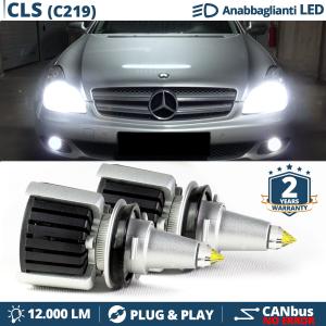 Kit LED H7 pour Mercedes CLS C219 Feux de Croisement Lenticulaires | Ampoules LED CANbus Blanc 55W