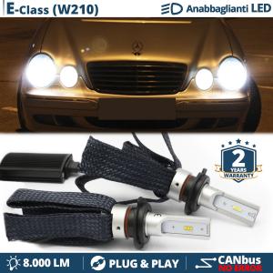 H7 LED Kit für Mercedes E Klasse W210 Abblendlicht CANbus Birnen | 6500K Weißes Eis 8000LM