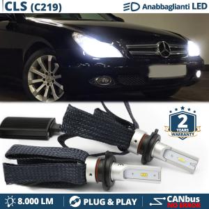 Bombillas LED H7 para Mercedes CLS C219 Luces de Cruce | Kit Led CANbus 6500K 8000LM