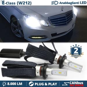 Kit LED H7 pour Mercedes Classe E W212 Feux de Croisement CANbus | 6500K Blanc Pur 8000LM