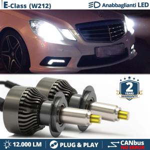 Lampade LED H7 per Mercedes Classe E W212 09-12 Luci Bianche Anabbaglianti CANbus | 6500K 12000LM