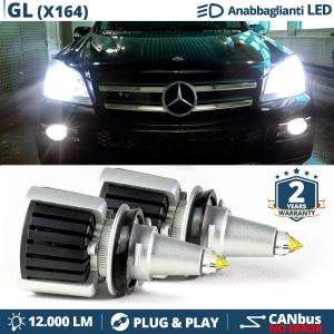 Kit LED H7 pour Mercedes GL X164 Feux de Croisement | Ampoules LED CANbus Blanc 6500K 55W 