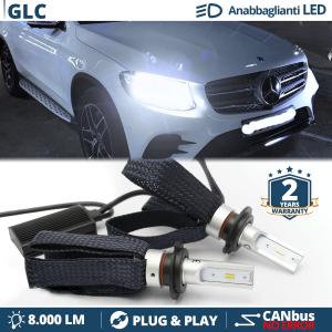 H7 LED Kit für Mercedes GLC X253 Abblendlicht CANbus Birnen | 6500K Weißes Eis 8000LM