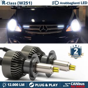 Kit LED H7 para Mercedes Clase R W251 05-10 Luces de Cruce | Bombillas Led Canbus 6500K 12000LM