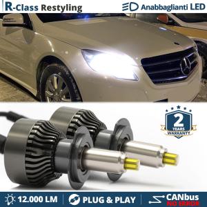 Kit LED H7 pour Mercedes Classe R W251 10-13 Feux de Croisement | Ampoules Led CANbus 6500K 12000LM