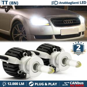 H1 LED Kit für Audi TT 8N Abblendlicht | LED Birnen CANBUS Weiß Eis | 6500K 12000LM