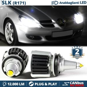 Ampoules LED H7 pour Mercedes SLK R171 Feux de Croisement Lenticulaires CANbus 55W 12000LM