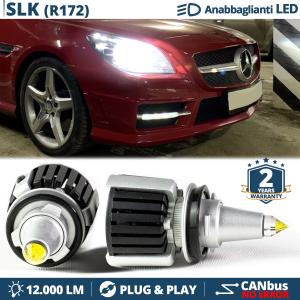 Ampoules LED H7 pour Mercedes SLK R172 Feux de Croisement Lenticulaires CANbus 55W 12000LM