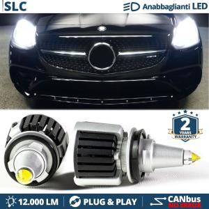 Kit Full LED H7 Per Mercedes SLC R172 Anabbaglianti Luce Bianca 6500K CANbus 55W 12000LM