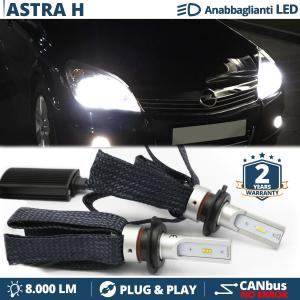 H7 LED Kit für Opel Astra H  Abblendlicht CANbus Birnen | 6500K Weißes Eis 8000LM