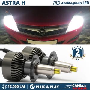 H7 LED Kit für Opel Astra H Abblendlicht | Canbus LED Birnen 6500K 12000LM