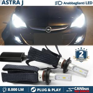 H7 LED Kit für Opel ASTRA J Abblendlicht CANbus Birnen | 6500K Weißes Eis 8000LM