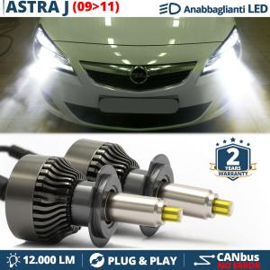 Kit LED H7 para Opel Astra J Luces de Cruce | Bombillas Led Canbus 6500K 12000LM