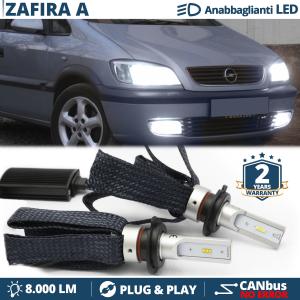 Lampade LED H7 per Opel ZAFIRA A Luci Bianche Anabbaglianti CANbus | 6500K 8000LM