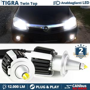 Kit LED H7 para Opel Tigra Twin Top Luces de Cruce Lenticulares CANbus | 6500K 12000LM