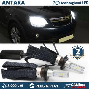 H7 LED Kit für Opel Antara Abblendlicht CANbus Birnen | 6500K Weißes Eis 8000LM