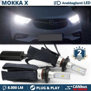 H7 LED Kit für Opel Mokka X Abblendlicht CANbus Birnen | 6500K Weißes Eis 8000LM