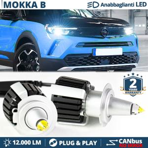 H7 LED Kit for Opel Mokka B Low Beam | Led Bulbs Ice White CANbus 55W | 6500K 12000LM