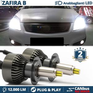 Kit LED H7 pour Opel ZAFIRA B Feux de Croisement | Ampoules Led CANbus 6500K 12000LM
