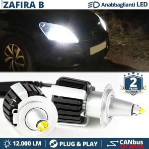 Kit LED H7 para Opel ZAFIRA B Luces de Cruce | Bombillas LED CANbus Blanco Frío | 6500K 12000LM