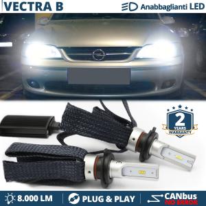 H7 LED Kit für Opel Vectra B Abblendlicht CANbus Birnen | 6500K Weißes Eis 8000LM