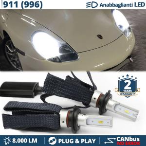 H7 LED Kit for Porsche 911 996 Low Beam CANbus Bulbs | 6500K Cool White 8000LM