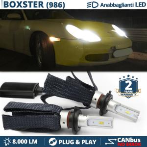 Kit LED H7 pour Porsche Boxster 986 Feux de Croisement CANbus | 6500K Blanc Pur 8000LM