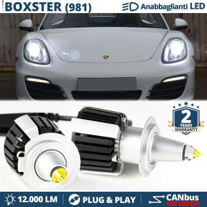 Kit LED H7 pour Porsche Boxster 981 Feux de Croisement Lenticulaires CANbus | 6500K 12000LM