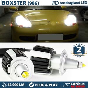 Kit LED H7 pour Porsche Boxster 986 Feux de Croisement | Ampoules LED CANbus Blanc Pur | 6500K 12000LM