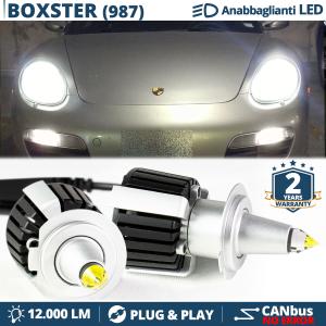 Kit Luci LED H7 CANbus per Porsche Boxster 987 Anabbaglianti Lenticolari 6500K 12000LM