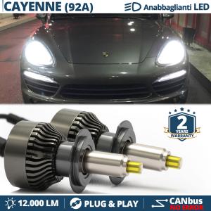 Kit LED H7 para Porsche CAYENNE 2 92A Luces de Cruce | Bombillas Led Canbus 6500K 12000LM