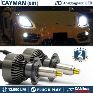 Kit LED H7 para Porsche CAYMAN 981 Luces de Cruce | Bombillas Led Canbus 6500K 12000LM