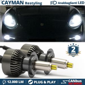 Kit LED H7 pour Porsche CAYMAN 987 MK2 Feux de Croisement | Ampoules Led CANbus 6500K 12000LM