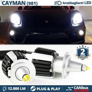 Kit LED H7 para Porsche Cayman 981 Luces de Cruce Lenticulares CANbus | 6500K 12000LM