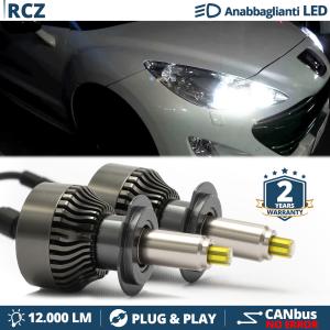 Kit LED H7 pour Peugeot RCZ 10-12 Feux de Croisement | Ampoules Led CANbus 6500K 12000LM