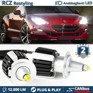 H7 LED Kit for Peugeot RCZ Facelift Low Beam | CANbus Led Bulbs Cool White 6500K 12000LM