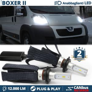 H7 LED Kit für Peugeot Boxer 2 Abblendlicht CANbus Birnen | 6500K Weißes Eis 8000LM