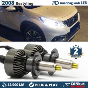 H7 LED Kit for Peugeot 2008 16-19 Low Beam | LED Bulbs CANbus 6500K 12000LM