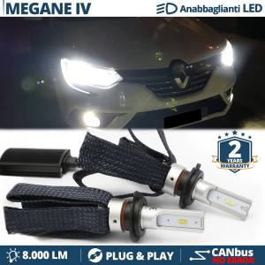 Kit LED H7 pour Renault MEGANE 4 Feux de Croisement CANbus | 6500K Blanc Pur 8000LM